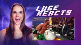 Luge Reacts Michael Cole Calls LOGAN PAUL A LOSER