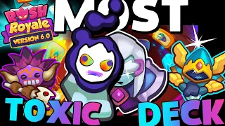 *NEW* THE MOST *TOXIC DECK* !! ONLY RAGE QUITS 🤬 // RUSH ROYALE GAMEPLAY