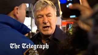 Alec Baldwin shouts ‘shut the f--- up’ at Palestinian protesters