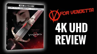 V FOR VENDETTA 4K ULTRAHD BLU-RAY REVIEW | DOLBY ATMOS & HDR!