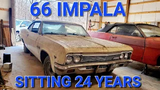 Will it run? 1966 Impala family heirloom sitting 24 years!