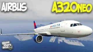AIRBUS A320neo (ЭЙРБАС А320нео) - ГТА 5 МОДЫ (GTA 5 MODS) AIRBUS A320 - ТЮНИНГ САМОЛЁТА!