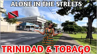 Alone In Empty Streets of Trinidad and Tobago , Port of Spain! Where is Everyone?