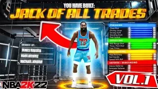 BEST JACK OF ALL TRADES BUILD ON NBA2K22 CURRENT GEN! RARE ALL AROUND BUILD!!#2k22