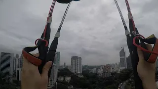 Base jump at KL tower that almost ended badly