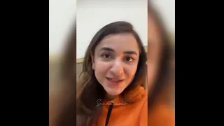 Yumna Zaidi Live Talking about Sajal Ali & Ahad Raza Mir #Shorts#yumnazaidi#sajal#Ahadrazamir