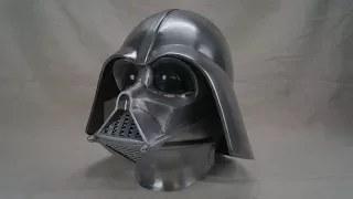 making  the metal darth vader helmet