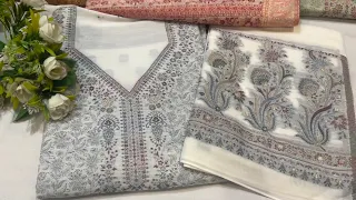 Premium Cotton Weaving Jamawar suits & Silk Sarees. WhatsApp: +91-7051012285 #handloom #jamawar