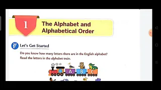 Class -1, Grammar - Ch-1,The Alphabet and Alphabetical Order