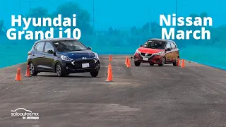 Nissan March vs Hyundai Grand i10 - Test Técnico comparativo - Sí son mejores