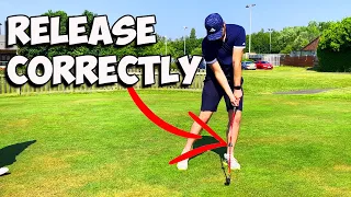 High Handicap Golfer Finally Learns How To Release The Club Correctly