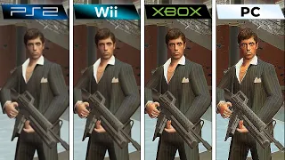 Scarface The World Is Yours (2006) PS2 vs Wii vs XBOX vs PC (Graphics Comparison)