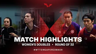 Dina Meshref/Yousra Helmy vs Lee Ho Ching/Doo Hoi Kem | WD | Singapore Smash 2022 (R32)