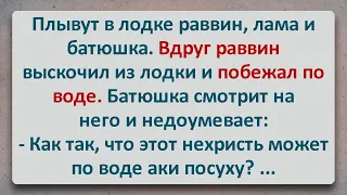 ✡️ Раввин Бегущий по Воде! Еврейские Анекдоты! Анекдоты про Евреев! Выпуск #338