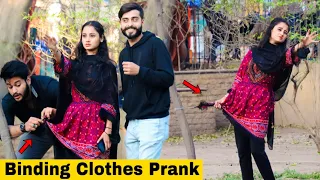 Binding Clothes With Wire Prank | @SocialTvPranks