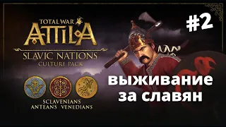 Славяне уничтожили фракцию кочевников! в Total War: Attila (часть 2)