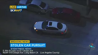 Suspect in custody after high-speed chase in IE, LA County