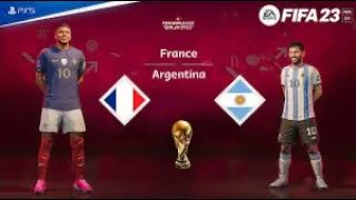 FIFA 23 | FINAL COPA MUNDIAL QATAR 2022 | FRANCIA VS ARGENTINA | 4k 60FPS | PS5