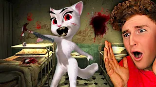 Testing The Creepy TALKING ANGELA App For The 1st Time..