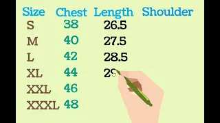 Men's Shirt Size chart | Shirt Size of men | Men Shirt Size