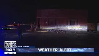 Storms damage bank in Hartland, Minn. | FOX 9 KMSP