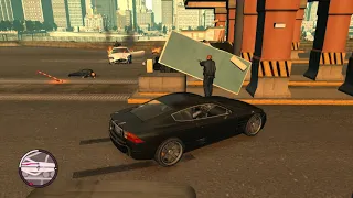 GTA 4 (TBoGT) - баг с NPC; багнутое поведение друзей и полицейского во время прохождения задания