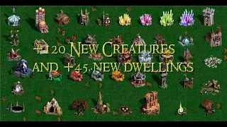 All 8th creatures (additional creatures in town, static presentation) - Third Upgrades mod- Heroes 3