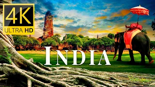 India 4K - Scenic Relaxation Video With Lord Krishna Flute Music