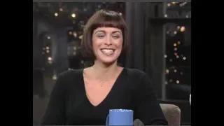 Annabella Sciorra on Late Show, August 6, 1997