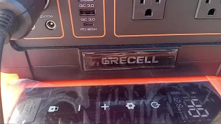 GRECELL T-1000 Portable Power Station.  Passthrough Charging test.  999Wh Lithium / 1000W inverter