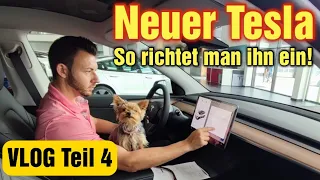 Tesla - VLOG - Teil 4 - Erste Schritte Einrichtung nach Kauf: Profile, Handyschlüssel, usw.