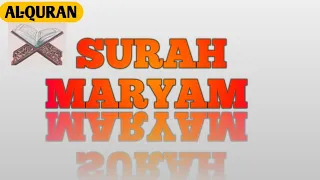 Surah-Maryam || Qari Yasir Alzailay ||