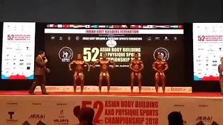 Ibbf Mr asia 2018 above 100 kg weight