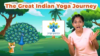 Kids Yoga Story | Pawan the Peacock | Independence Day Special | | Yoga Guppy by Rashmi Ramesh