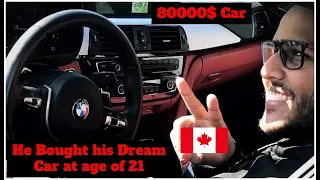 Punjabi Student Buying his Dream Car| BMW 80000$ | Canada | CandidBisla