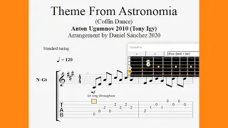 Theme From Astronomia - Medieval Style - Coffin Dance - Guitar TAB tutorial