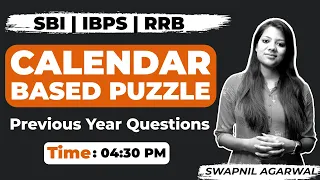 Reasoning Calendar Based Puzzle | Previous Year Questions | SBI | IBPS | RRB |  Swapnil Ma'am | LAB
