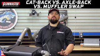 How to Choose the Best Exhaust System: Cat-back vs. Axle-back vs. Muffler Swap