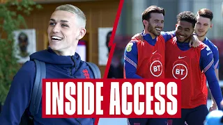 Saka’s Pranks, St. George’s Park Arrivals & Training Mini-Matches! 🦁 | Inside Access | England