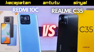 KETAT! DUEL Redmi 10C vs Realme C35 Indonesia, Jangan REMEHKAN UNISOC! || GADGET VERSUS #153