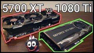 5700 XT vs 1080 Ti, the Tale of Two GPUs