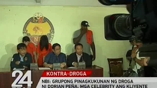 24 Oras: NBI: Grupong pinagkukunan ng droga ni Dorian Peña, mga celebrity ang kliyente