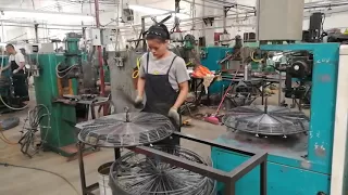 Mexico customers visit spiral fan guard factory