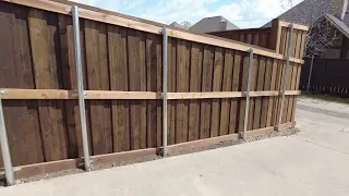Stunning 6' & 8' Pre-stained Cedar Privacy Fence
