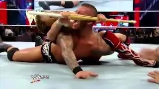 Daniel Bryan makes Randy Orton tap on Raw June 24,2013