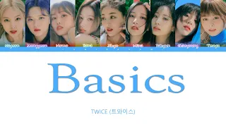 TWICE (트와이스) - BASICS [COLOR CODED HAN/ROM/ESP]