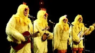 The Chickeneers' All-Clucking Version Of "Ho Hey" (Jimmy Fallon, Blake Shelton & Nick Offerman)