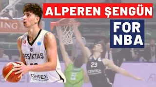 ALPEREN ŞENGÜN 2021-NBA DRAFT VS TOFAS 22 PTS 10 REB 8 AST 2 BLK +31 IN 32 MIN PLAYOFF 1ST GAME