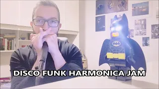 Disco Funk Harmonica Jam in F# minor