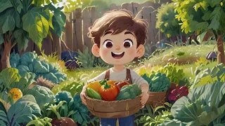 Grandpa's Vegetable Garden 🍅🥒🥕 A bed time story for children.